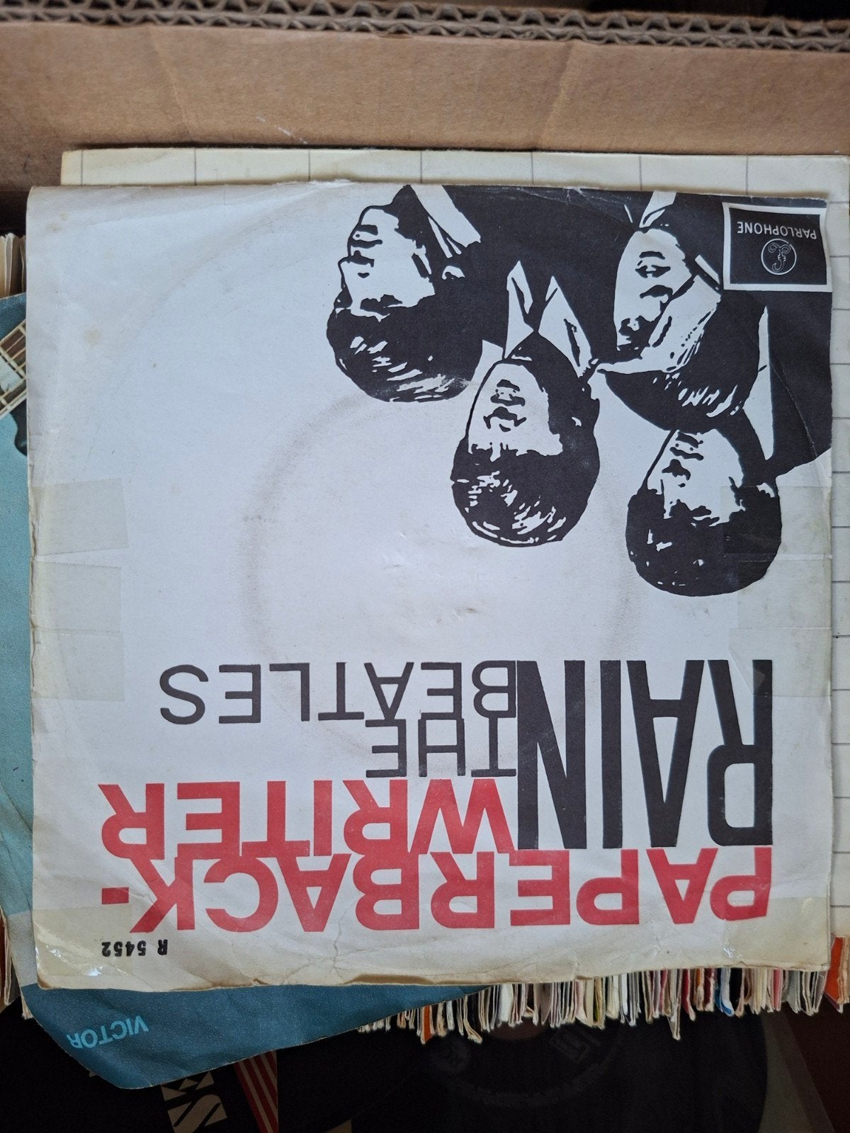 The Beatles - Paperback Writer / Rain 7 inch single, Cd's en Dvd's, Gebruikt, 7 inch, Ophalen of Verzenden, EP