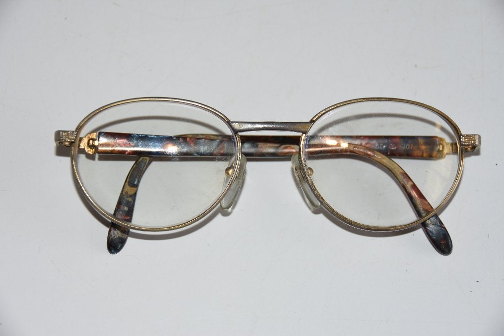 Dames bril tortoise met goudkleurig + brillenkoker schildpad, Overige merken, Gebruikt, Overige kleuren, Verzenden
