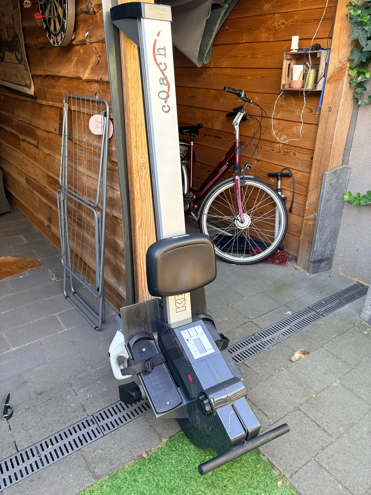 Kettler Coach Roeitrainer - Zo goed als nieuw, Ophalen, Armen, Zo goed als nieuw, Metaal