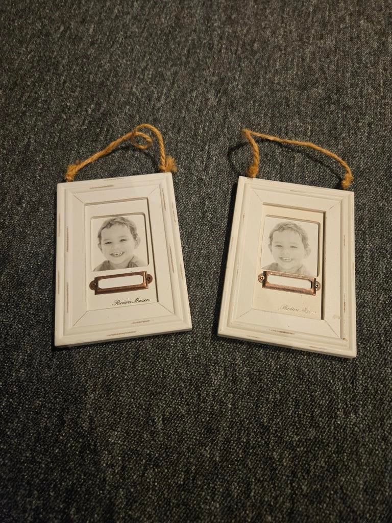 2 Riviera Maison Deurhangers - Fotolijstjes, Ophalen, Minder dan 50 cm, Zo goed als nieuw, Minder dan 50 cm