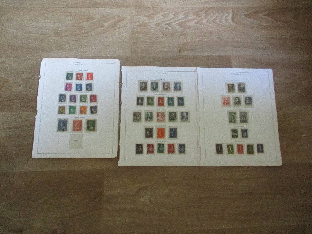 postzegels Nederland kaveltje NVPH 296 tm NVPH 348, Ophalen of Verzenden, Na 1940, Gestempeld