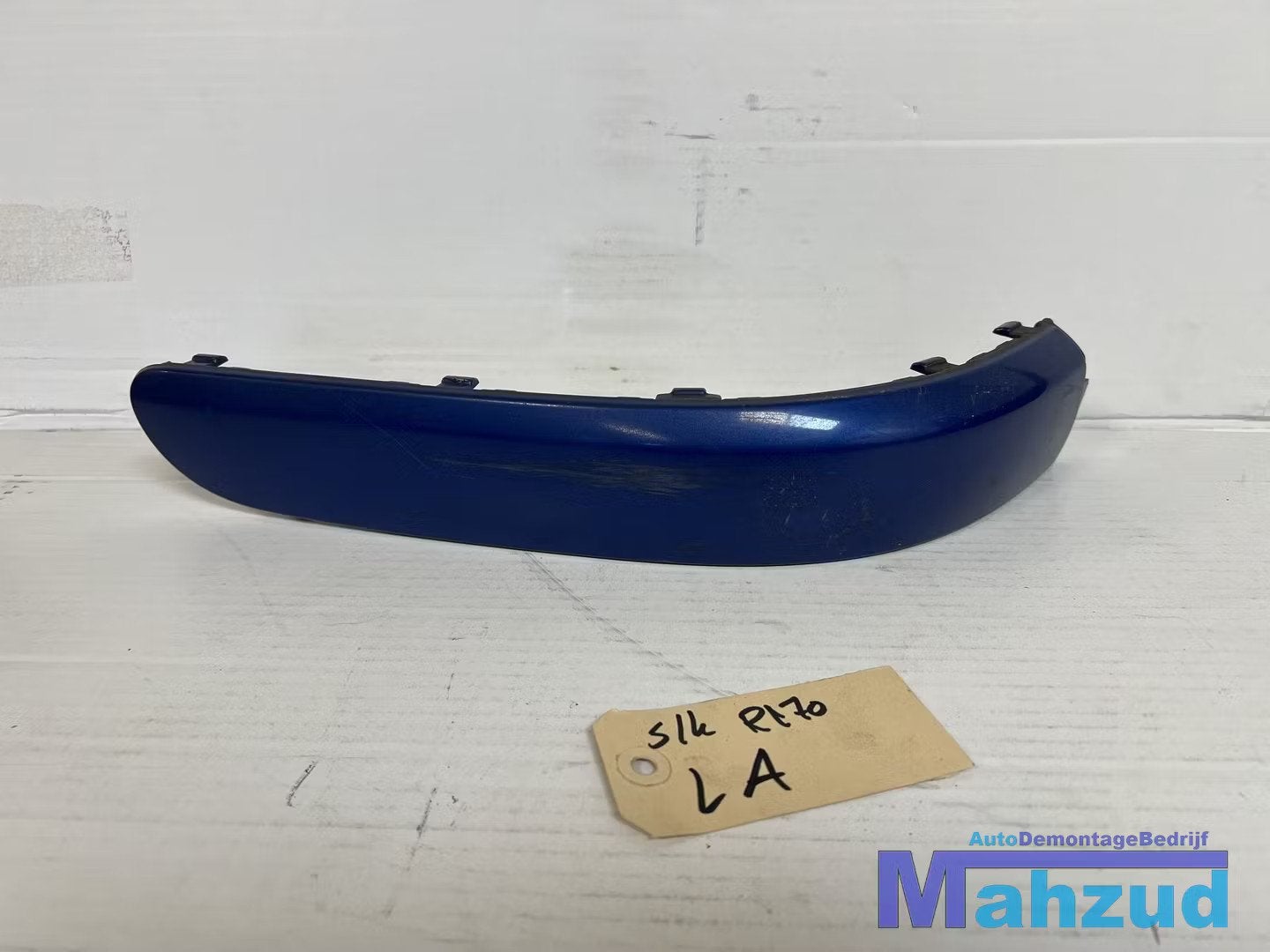 MERCEDES SLK R170 blauw Links achter bumper strip A170885052, Gebruikt, Mercedes-Benz AG, Mercedes-Benz, Ophalen of Verzenden