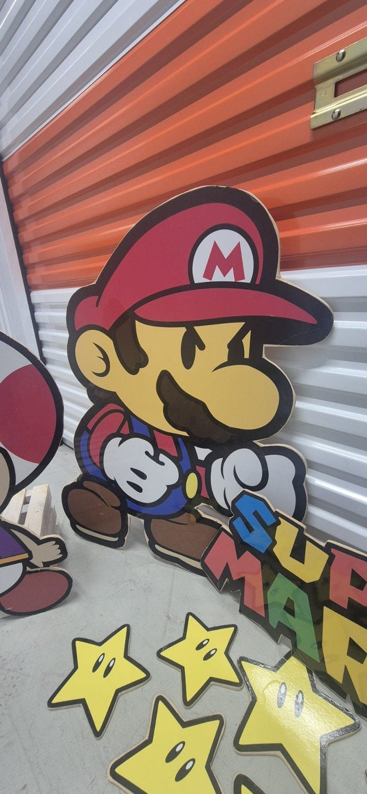 Super Mario Bros. Decoratie Set - Mario, Luigi, Toad, Ophalen of Verzenden, Zo goed als nieuw, Jongen of Meisje