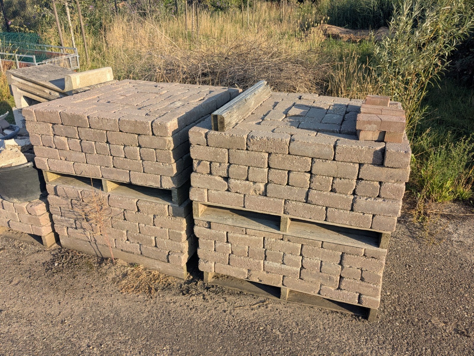 Gebruikte betonklinkers heide, Ophalen, Gebruikt, Klinkers, 10 m² of meer