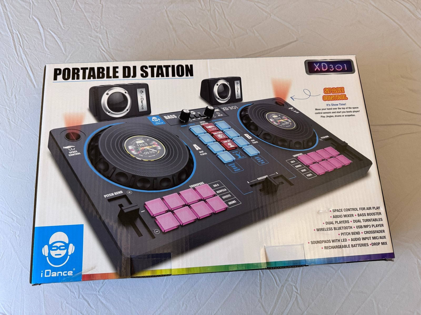iDance XD301 Draagbare DJ Station met Speakers, Ophalen of Verzenden, Zo goed als nieuw, Dj-set, Overige merken