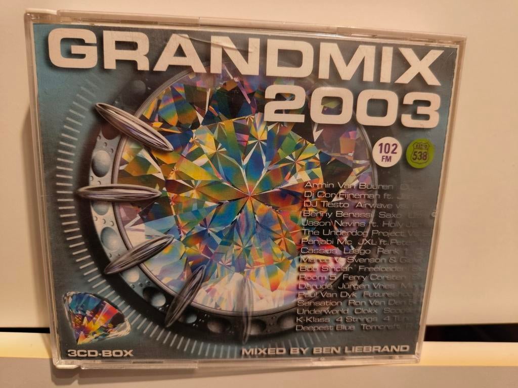 Grandmix 2003 - 3CD-Box gemixt door Ben Liebrand, Cd's en Dvd's, Cd's | Dance en House, Ophalen of Verzenden, Gebruikt, Techno of Trance