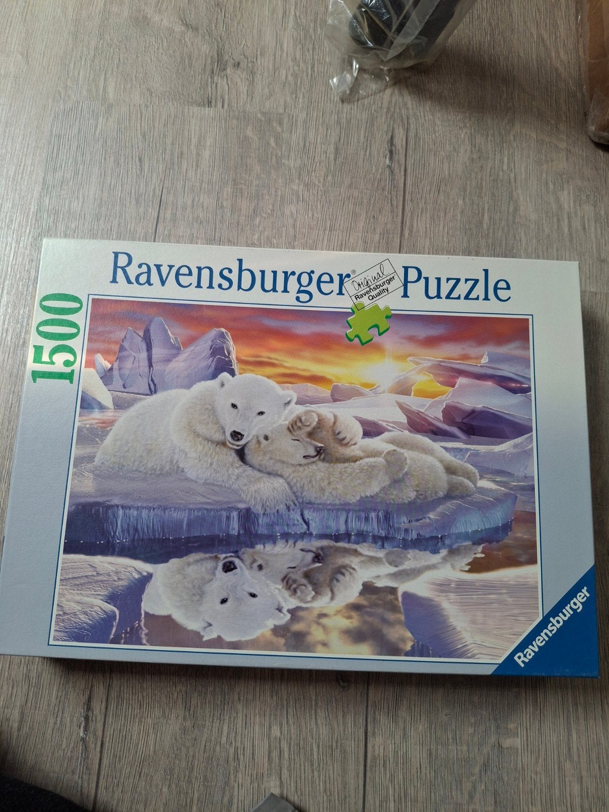 Ravensburger Puzzel 1500 stukjes - IJsberen, Ophalen of Verzenden, Meer dan 50 stukjes, Gebruikt, 6 jaar of ouder