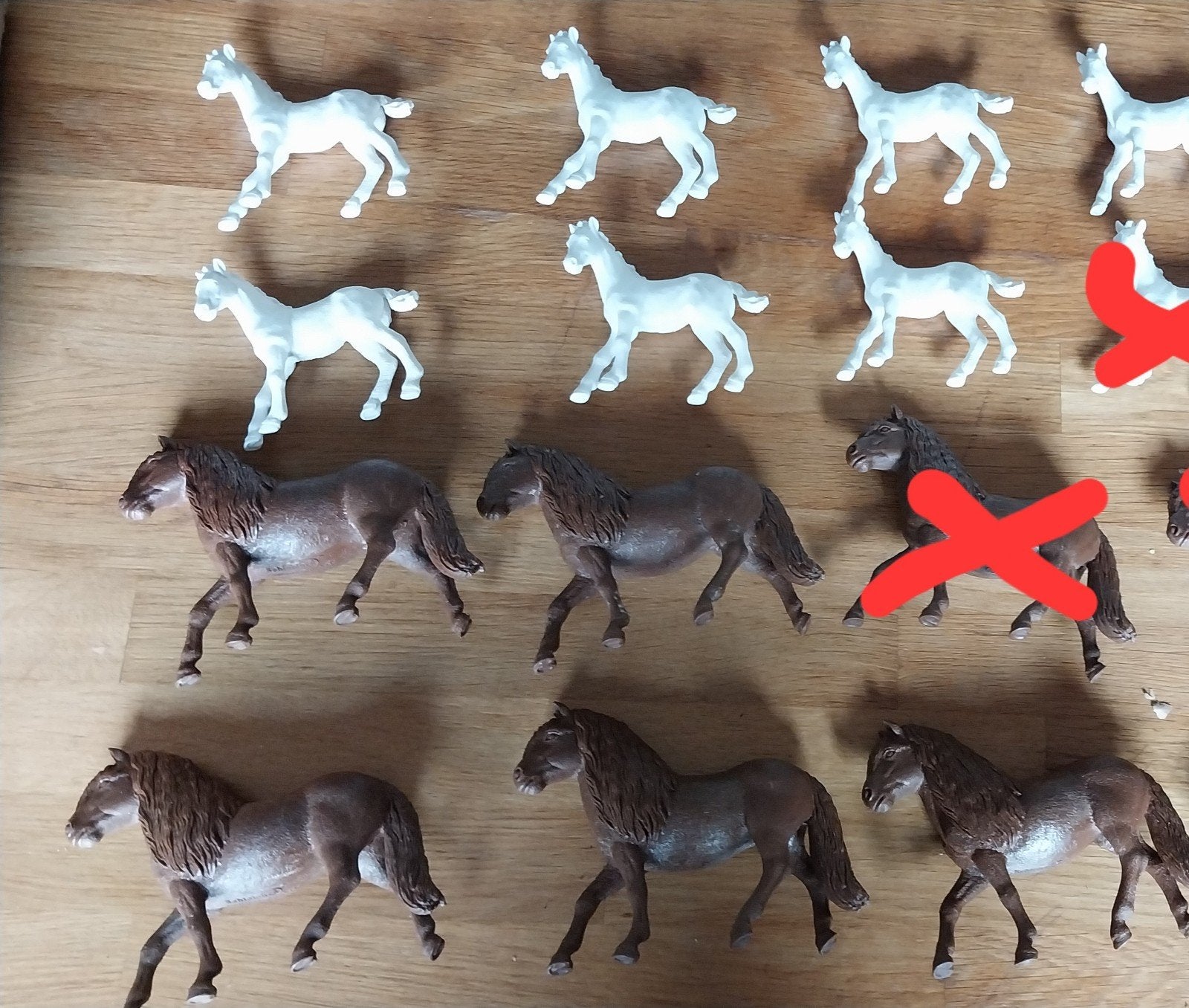 bijzonder schleich dieren , paarden rohling, Verzamelen, Ophalen of Verzenden, Zo goed als nieuw, Paard, Beeldje of Figuurtje
