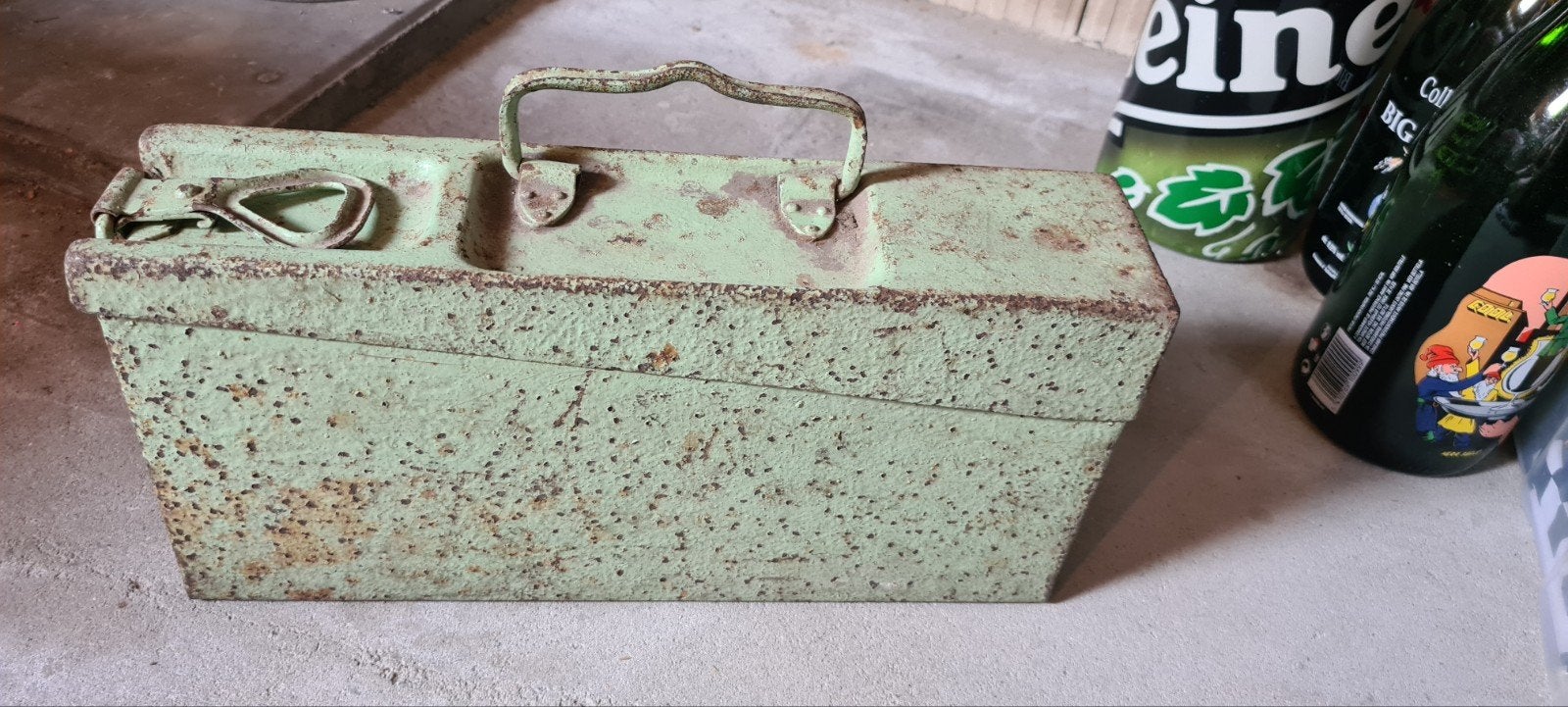 Oude Leger Munitiekist - Vintage Militair Verzamelobject, Verzamelen, Militaria | Algemeen, Ophalen of Verzenden