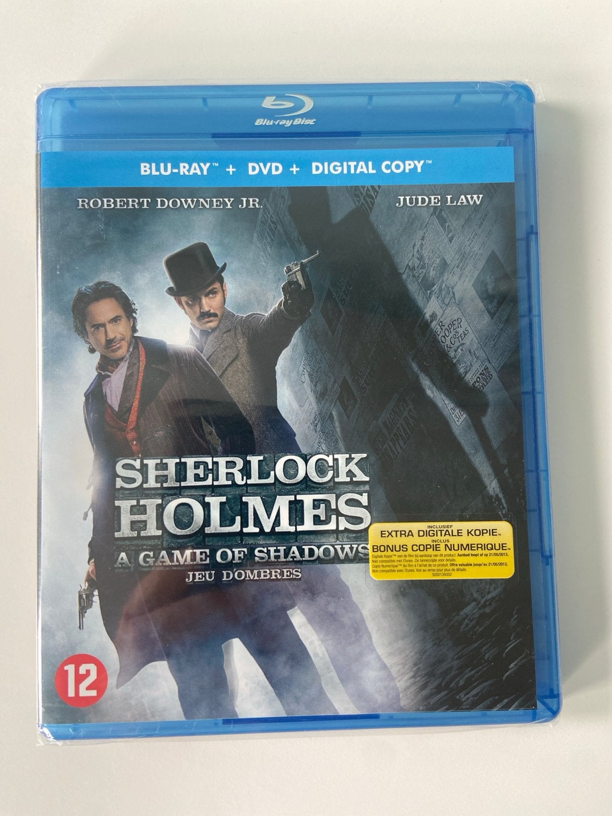 Sherlock Holmes: A Game of Shadows Blu-ray + DVD + Digitale, Engels, Nederlands, Film, Actie