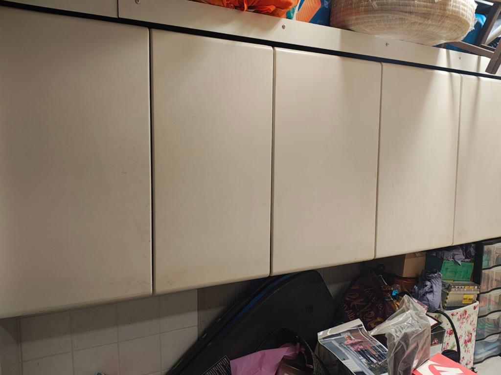 Vintage metalen keukenkasten (jaren '60/'70), Ophalen, Gebruikt
