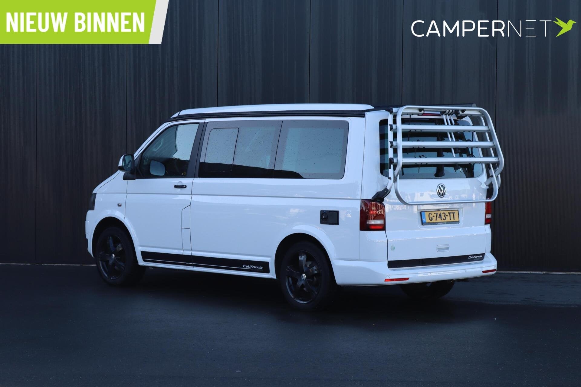 Volkswagen California T5 140pk Automaat | Luifel | Fietsendr, Automaat, Buscamper of Camperbus, Volkswagen, Bedrijf