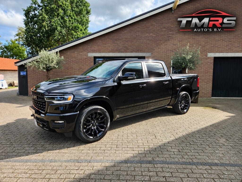 Dodge RAM LIMITED HURRICANE 3.0L PANORAMA HUD Trekhaak VOLL, Auto diversen, Info@dodge.com, USA, Zwart, Hybride Elektrisch/Benzine