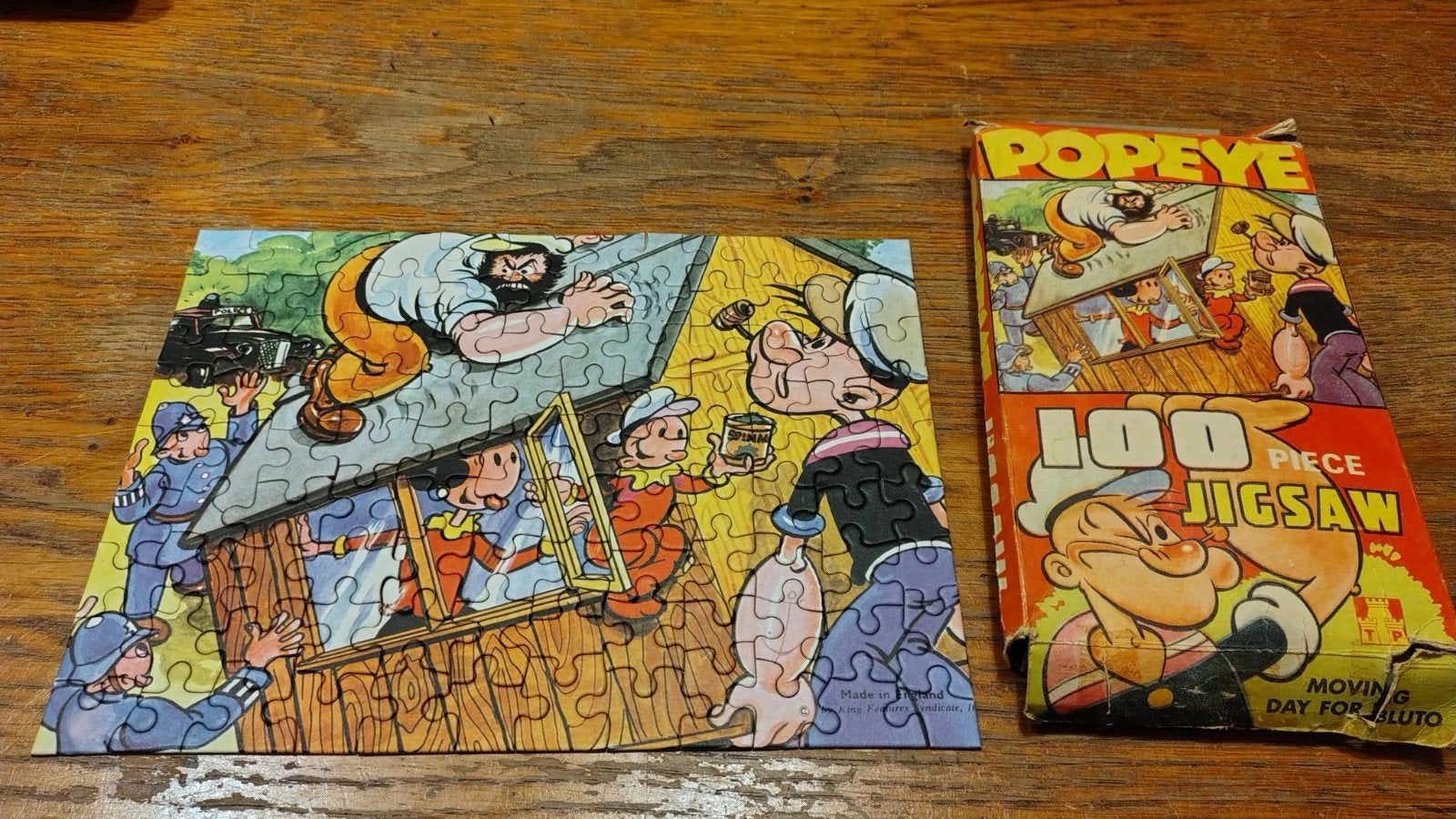 Puzzel Popeye ('60/70) engeland, Ophalen of Verzenden