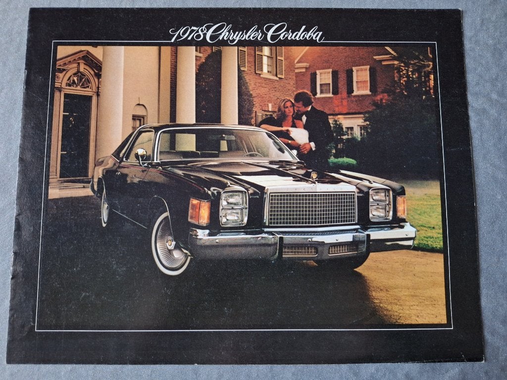 Brochure CHRYSLER CORDOBA - 1978 USA, Verzenden, Gelezen, Overige merken