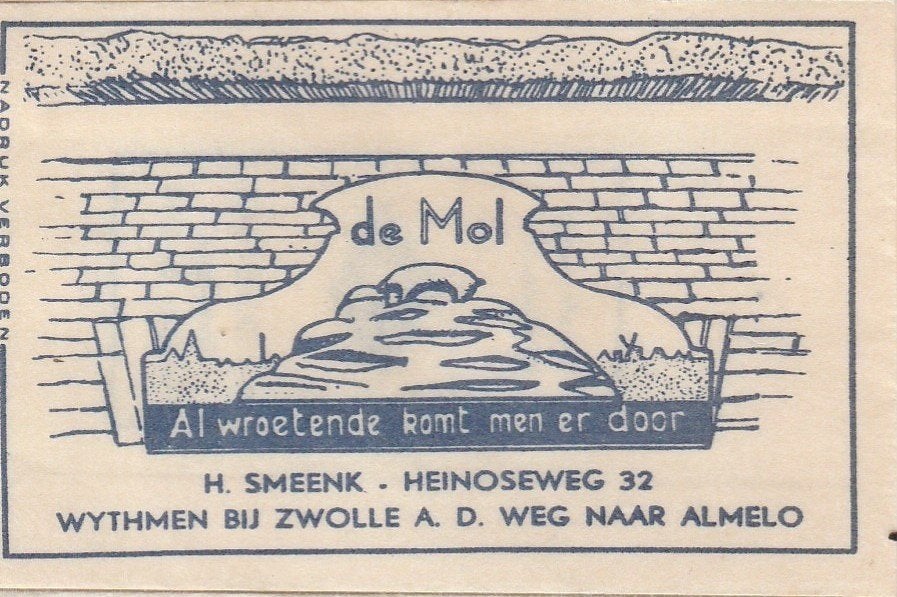 De Mol Wythmen Heino Zwolle Hoonhorst Almelo - H Smeenk, Ophalen of Verzenden