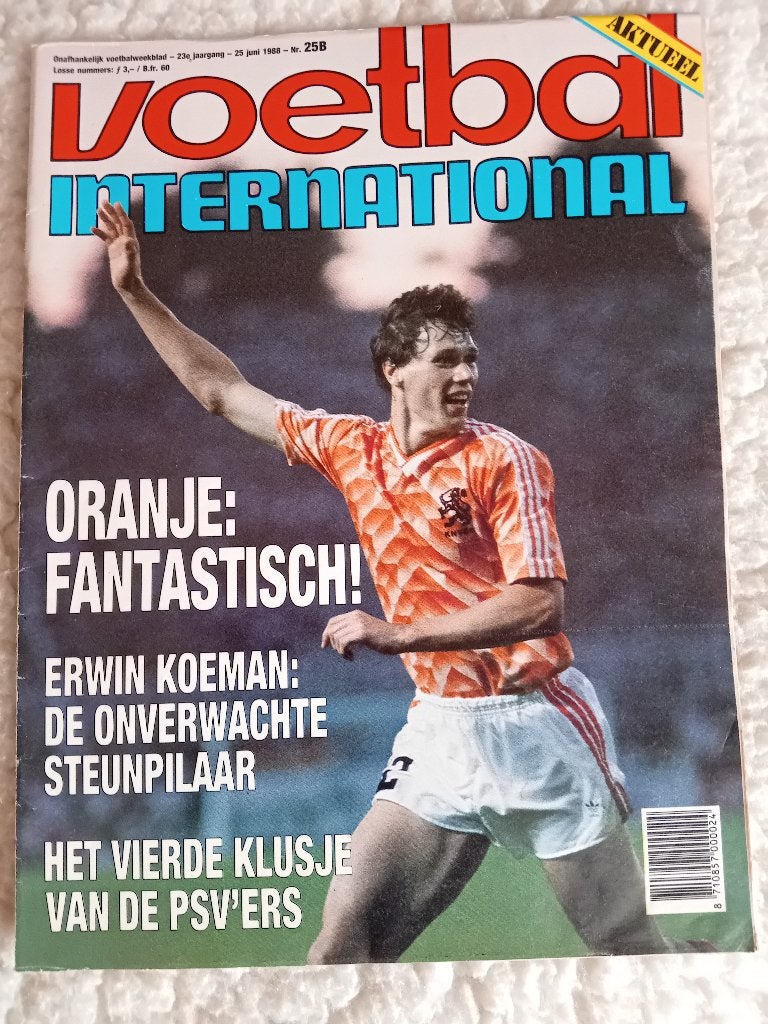 Wk voetbal 1988, Ophalen of Verzenden, Zo goed als nieuw, Overige binnenlandse clubs, Boek of Tijdschrift