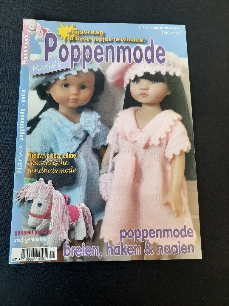 Marie's Poppenmode Extra - Breien, Haken & Naaien, Ophalen of Verzenden, Zo goed als nieuw, Breien, Patroon of Boek