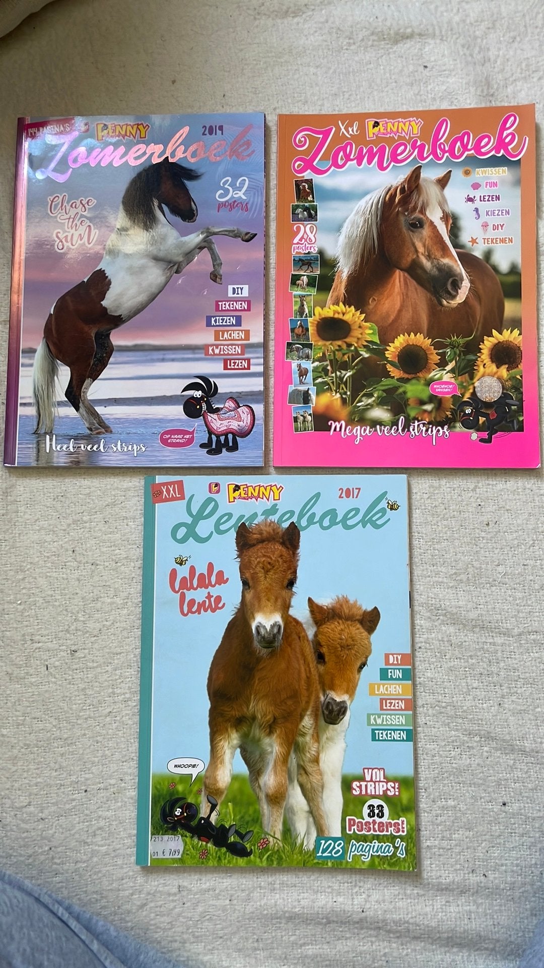 2 zomerboeken en 1 lenteboek van Penny, Boeken, Stripboeken, Meerdere stripboeken, Ophalen of Verzenden, Zo goed als nieuw