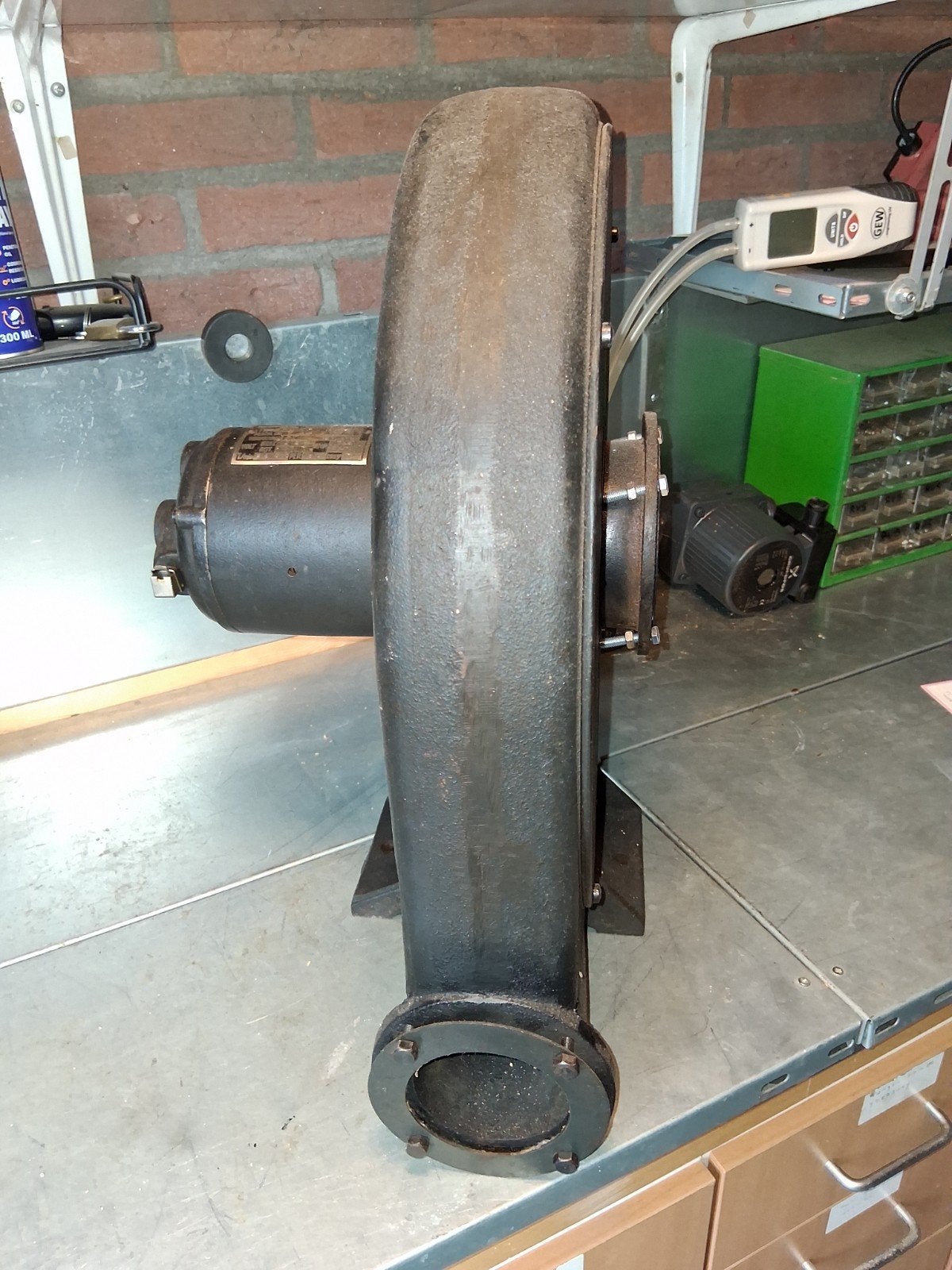 pijporgel motor, Ophalen, 2 klavieren, Pijporgel