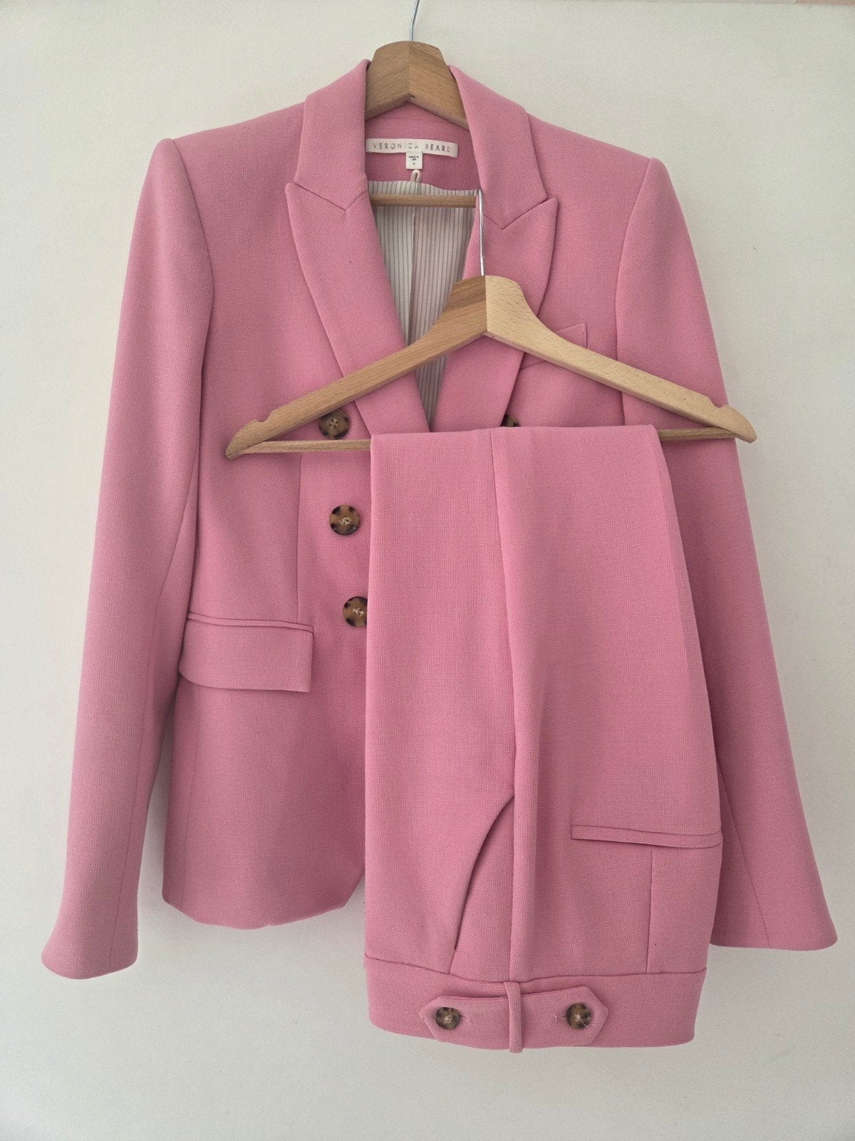 Prachtig roze pak van Veronica Beard, maat S, Ophalen of Verzenden, Zo goed als nieuw, Maat 36 (S), Roze