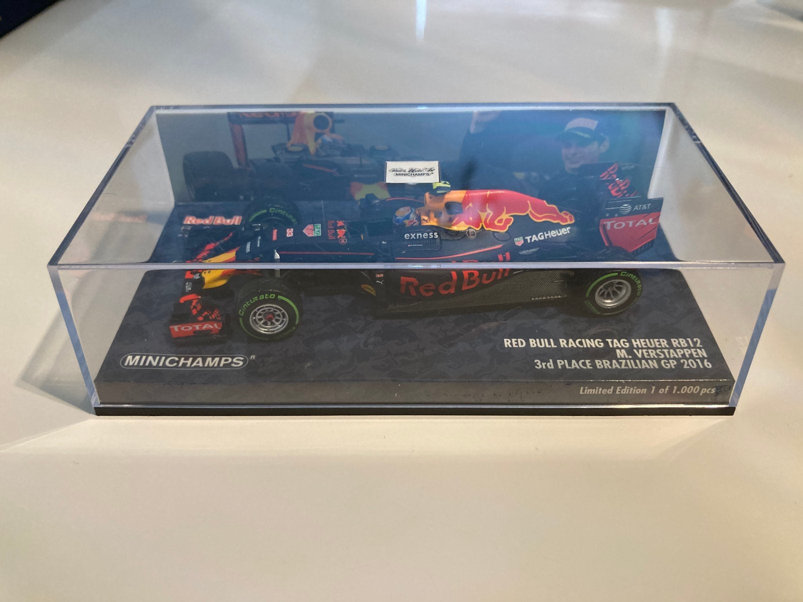 Max Verstappen rb12 brazilian gp 2016 limited edition, Ophalen of Verzenden, Nieuw, Formule 1