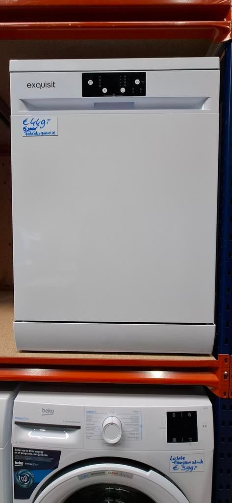 Exquisit vrijst vaatwasser NIEUW, 5 jaar fabrieksgarantie, Witgoed en Apparatuur, Vaatwasmachines, Ophalen, Nieuw, Energieklasse A of zuiniger