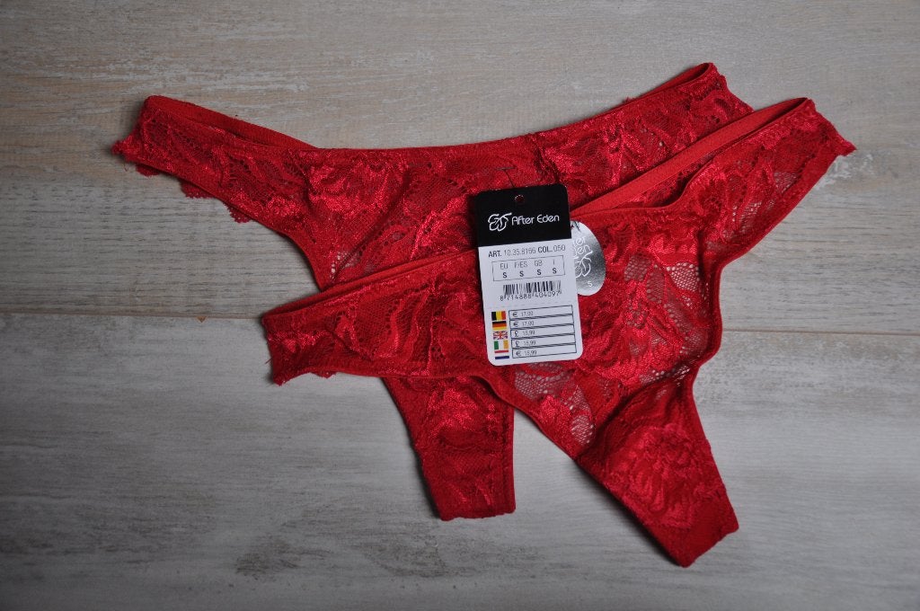 after eden string anna S, 36, gstring s, nieuw, After eden, Ophalen of Verzenden, Rood, String