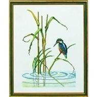 Borduurpakket Ijsvogel 12552, Hobby en Vrije tijd, Geen, Geen, Nieuw, Ophalen of Verzenden