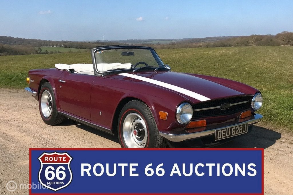 Triumph TR6 | 1971 | Route 66 Auctions, Overige carrosserieën, Triumph, Zwart, Bedrijf