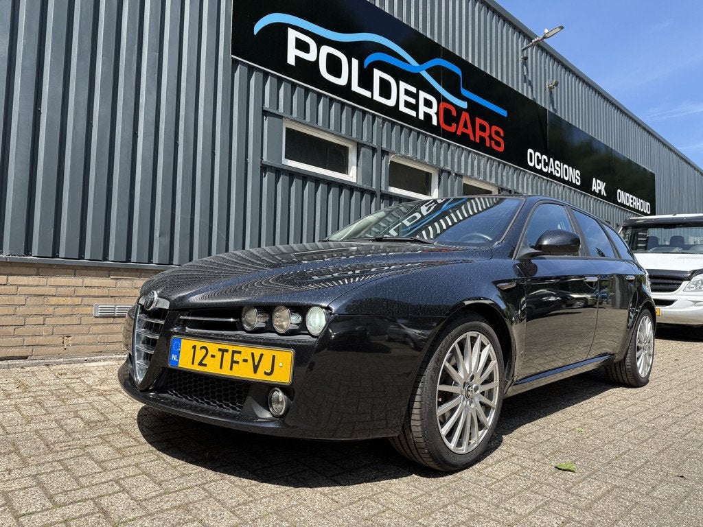 Alfa Romeo 159 Sportwagon 2.2 JTS Distinctive Carplay, Auto's, Alfa Romeo, Voorwielaandrijving, Gebruikt, 4 cilinders, Zwart