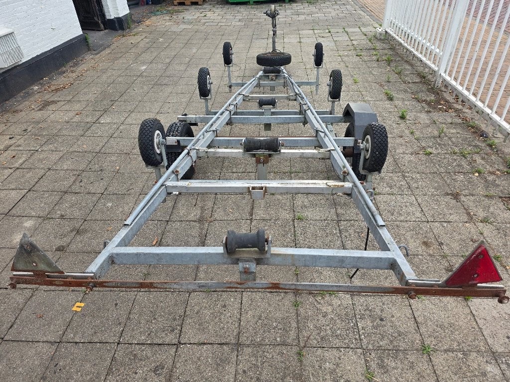 Boottrailer trailer voor sloep of visboot opknapper, Ophalen, Minder dan 1500 kg, Gebruikt, Sloepentrailer