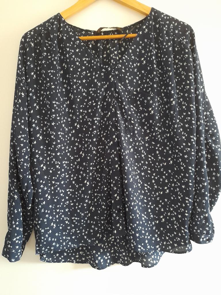 Zara blouse maat m, Maat 38/40 (M), Blauw, Zara, Ophalen of Verzenden