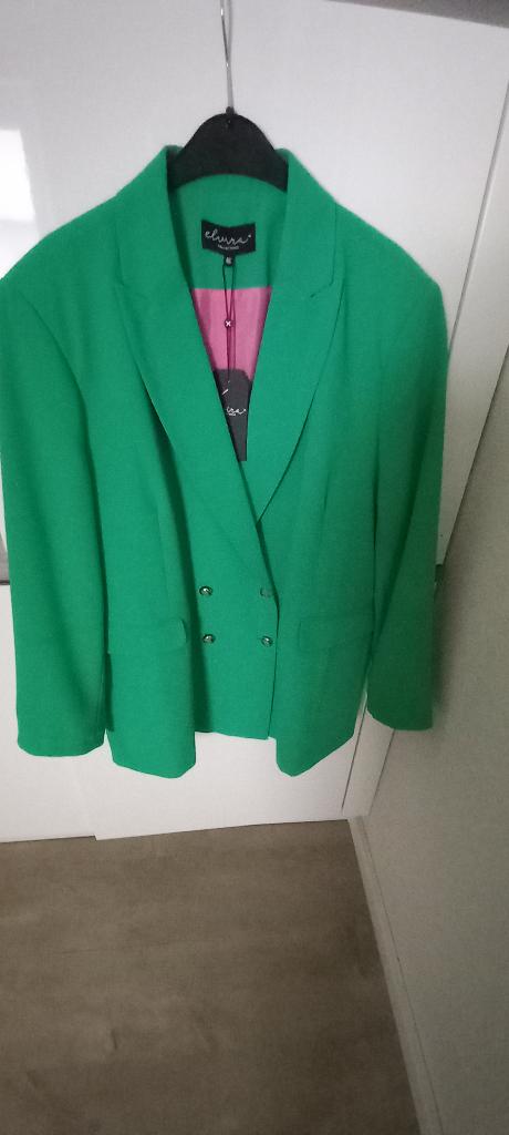 Elvira groene dames Blazer/colbert gevoerd mt 46 * Nieuw *., Kleding | Dames, Jasjes, Kostuums en Pakken, Maat 46/48 (XL) of groter