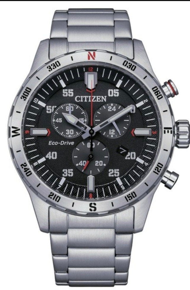 Citizen Sport Chrono J-Special Edition Ice Black IP31-6L, Ophalen of Verzenden, Nieuw, Staal, Citizen