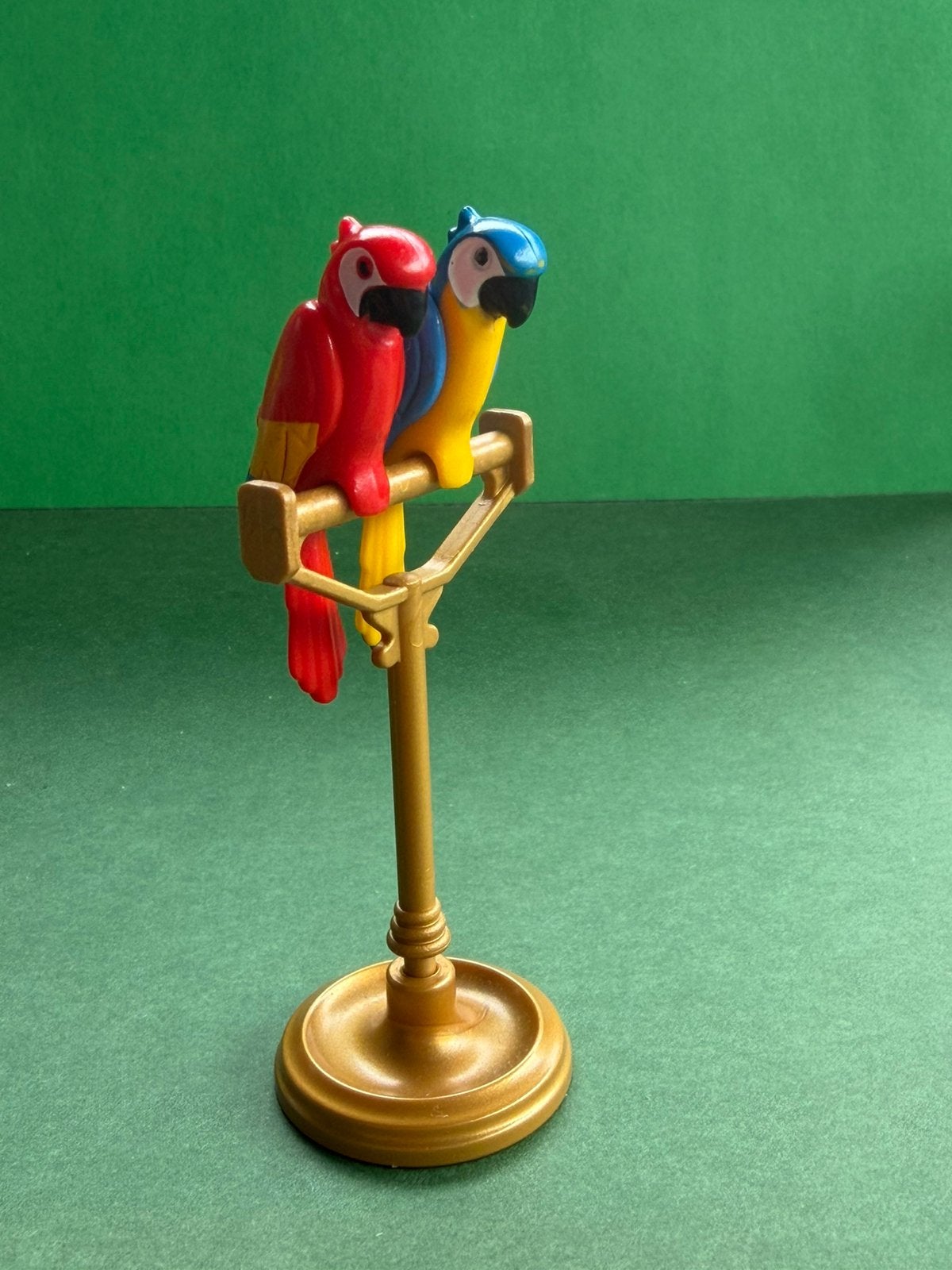Mei 615: playmobil: dieren: papegaaien op standaard, Ophalen of Verzenden, Zo goed als nieuw, Los playmobil