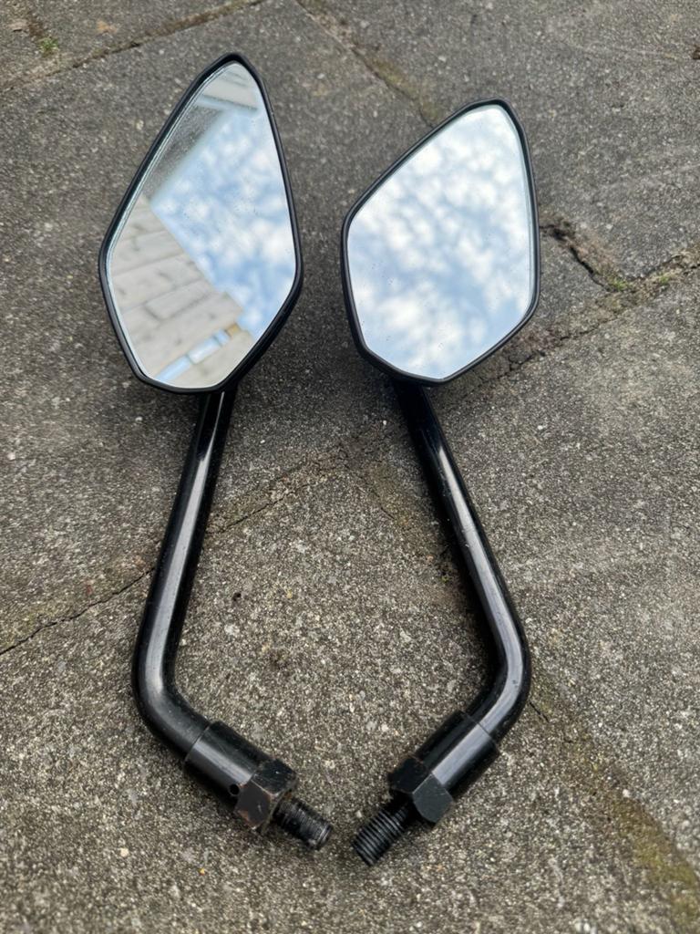 Originele Barracuda spiegels - Zo goed als nieuw, Motoren, Ophalen of Verzenden, Gebruikt