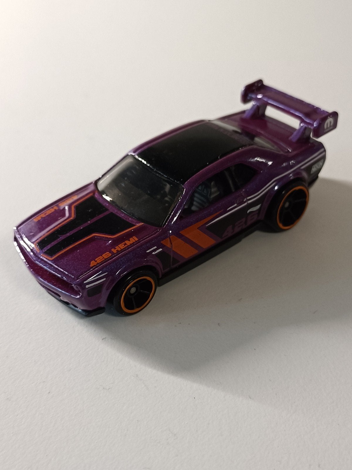 Hot Wheels Dodge Challenger SRT Demon (Paars), Ophalen of Verzenden, Zo goed als nieuw