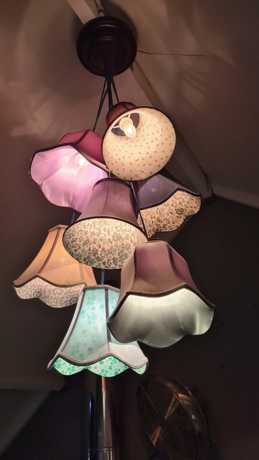 Hanglamp Granny van Zuiver - Speels en Kleurrijk, E14 (klein), Ophalen of Verzenden, Granny chic, Speels, Kleurrijk, Textiel