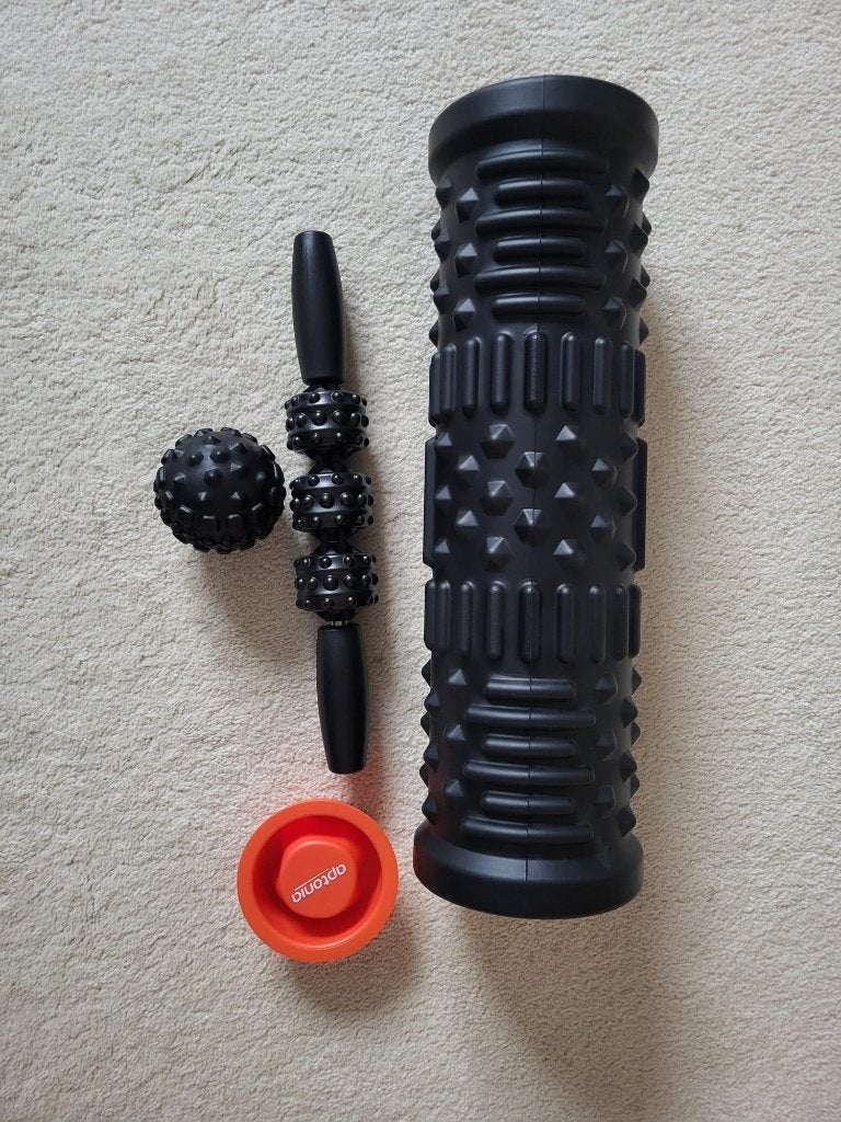 Massageset: massagerol, -bal en -stick, Ophalen of Verzenden, Nieuw, Apparaat