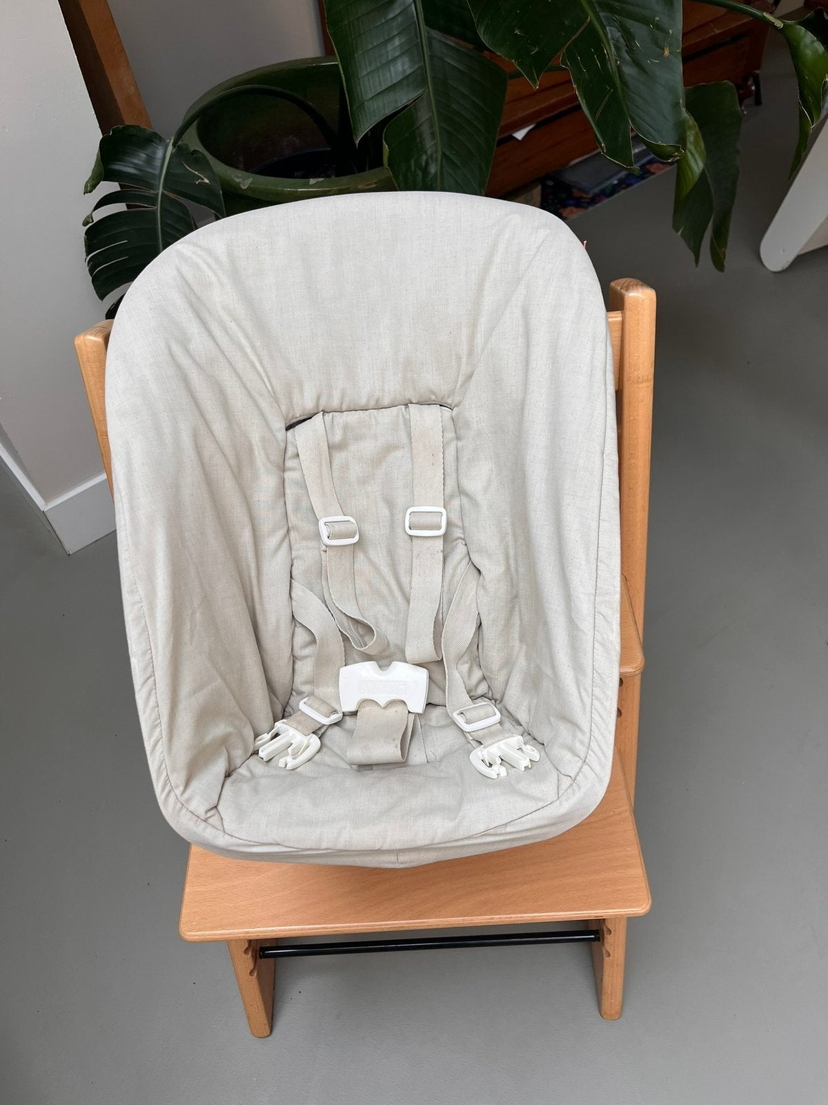 Stokke newborn stoeltje / kuipje (oud model), Ophalen of Verzenden, Gebruikt, Stoel(en)