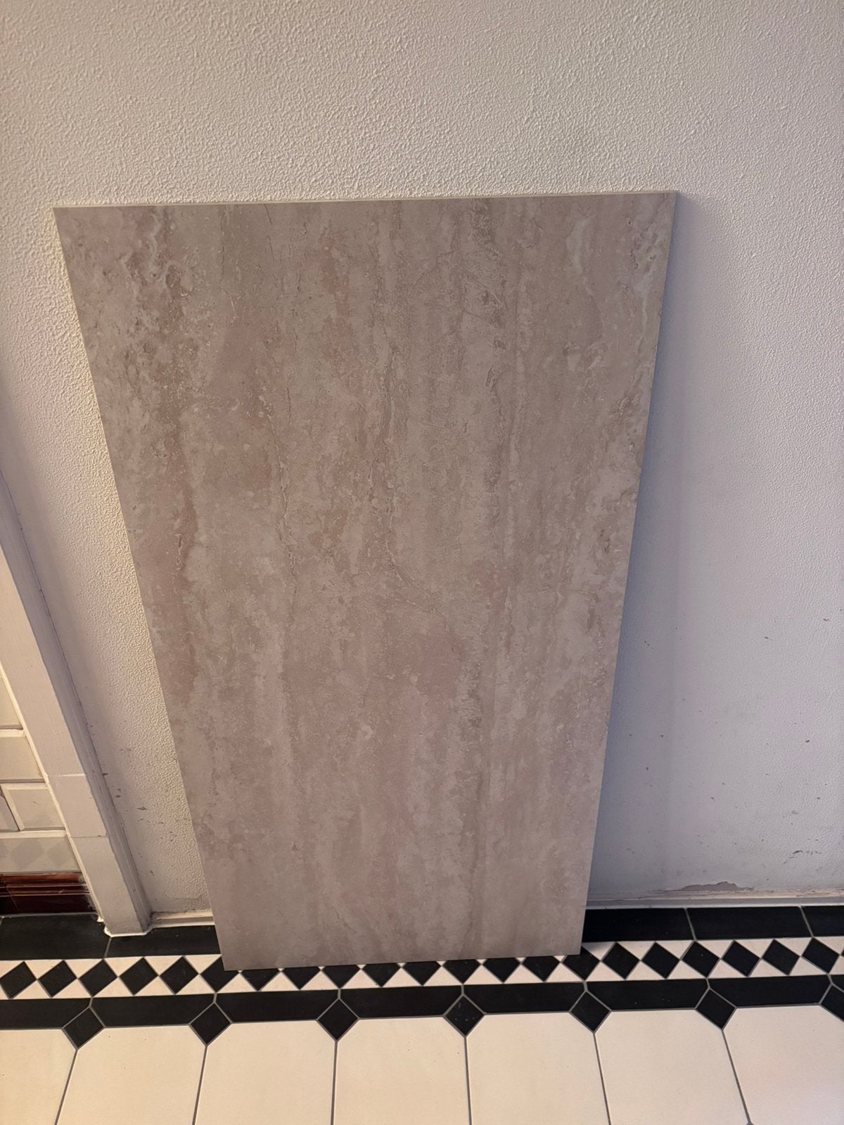 Travertin vloer/wandtegels 60x120cm, Ophalen, 60 cm of meer, Zo goed als nieuw, Minder dan 5 m²