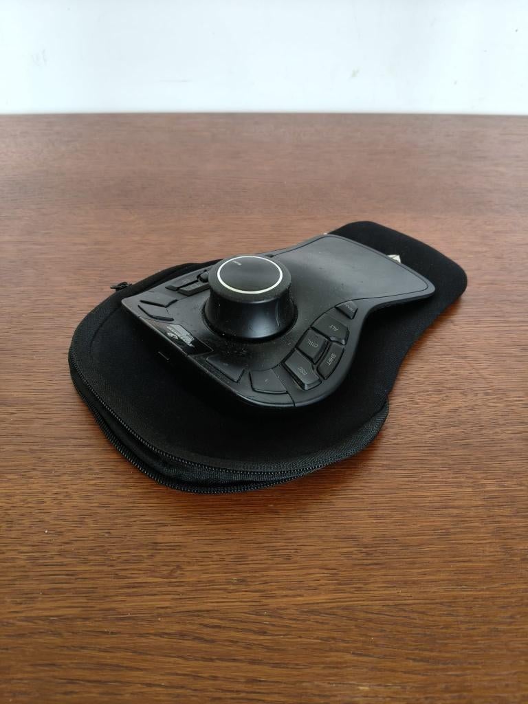 3Dconnexion SpaceMouse Pro Wireless + originele hoes, Computers en Software, Muizen, Ophalen, Gebruikt, Overige typen, Draadloos