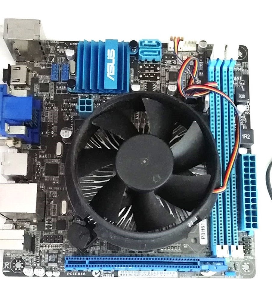 ASUS Moederbord met Intel i5-3350 - 3,1GHz, Gebruikt, Verzenden, DDR3, LGA 1155