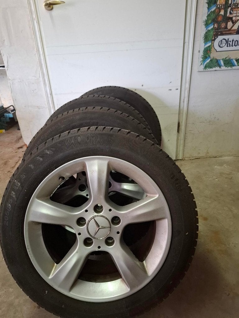 Winterbanden 205/55R16 Mercedes, Ophalen
