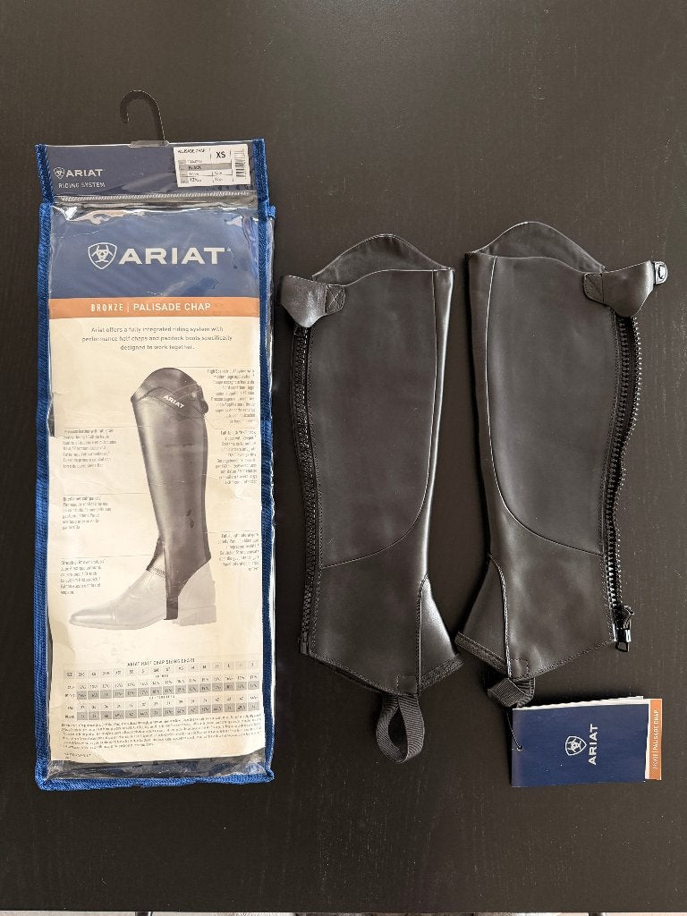 Ariat Palisade Half Chaps XSR - Brand New, Ritssluiting, Dressuur, XS, Ophalen of Verzenden