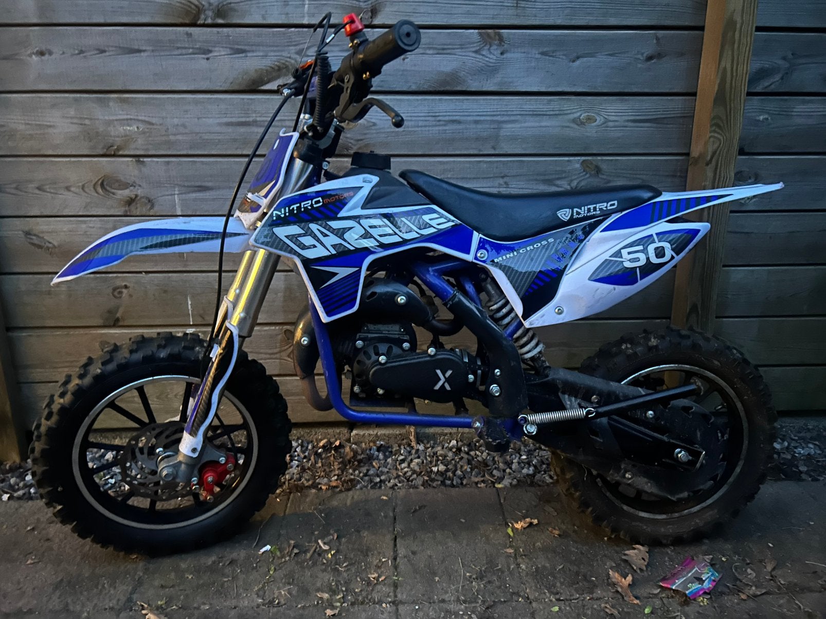 NITRO crossmotor 49cc, Ophalen, Gebruikt