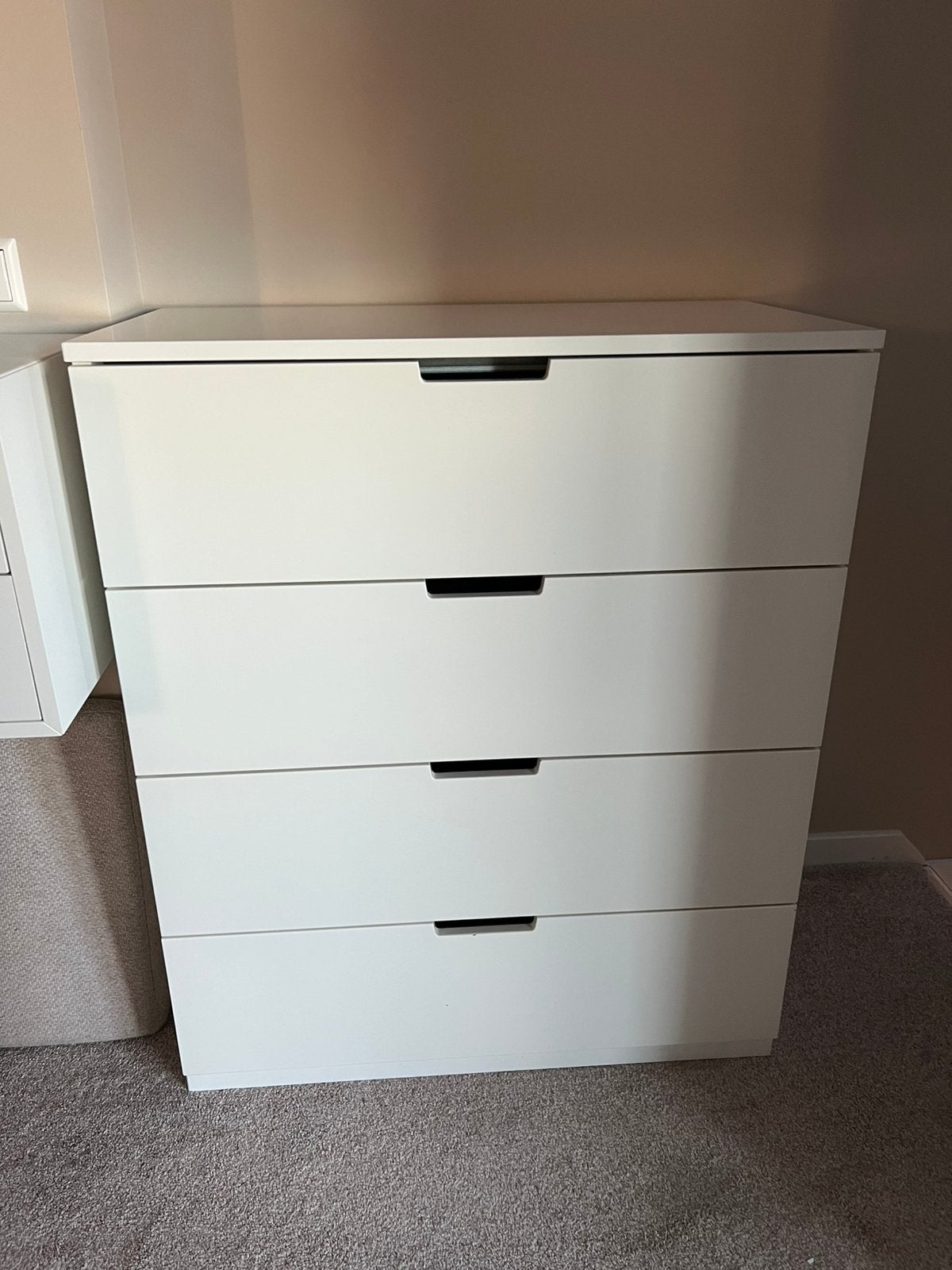IKEA nordli ladekast met 4 laden, Ophalen, 50 tot 100 cm, Zo goed als nieuw, 3 of 4 laden