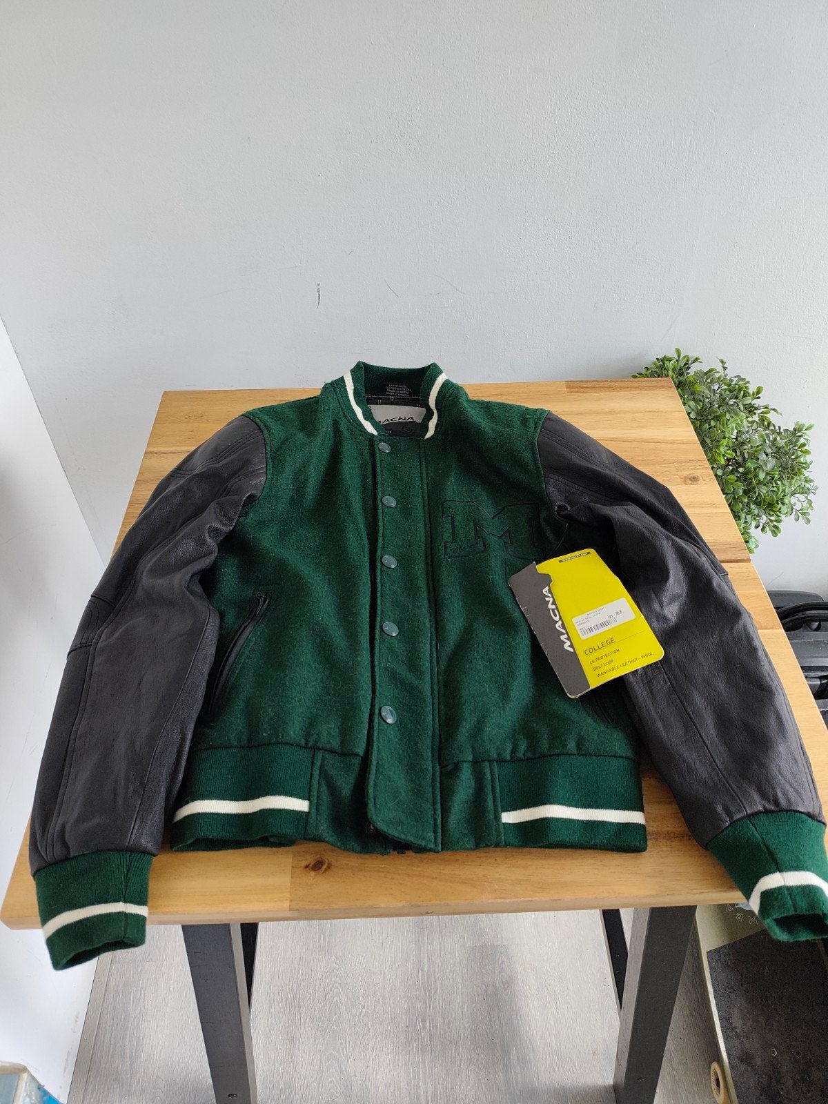 Macna College motorjas maat S - nieuw!, Ophalen of Verzenden, Nieuw met kaartje, Jas | textiel