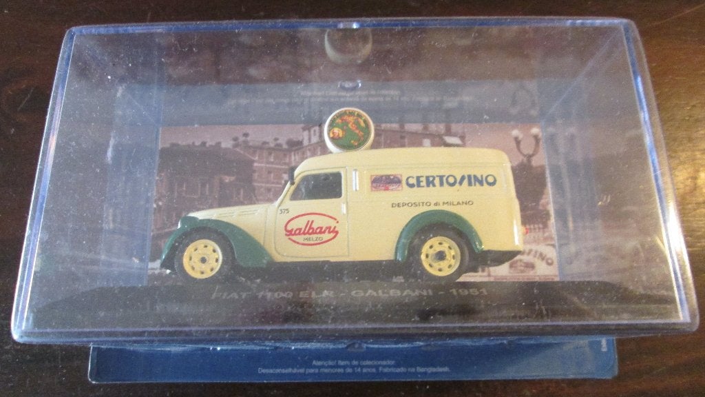 Fiat 1100 ELR Galbani 1951 1:43, Ophalen of Verzenden, Nieuw, Auto, Overige merken